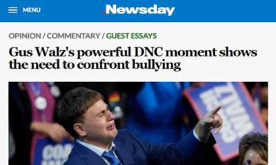 Screenshot from article "Gus Walz's powerful DNC moment shows the need to confront bullying"